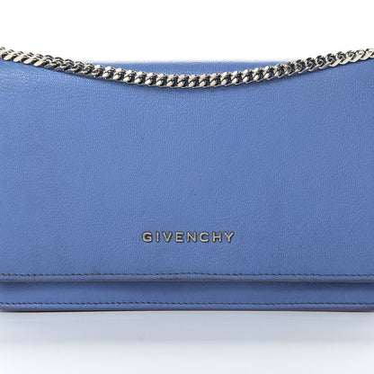 Givenchy Sugar Goatskin Pandora Chain Wallet Blue 8 of 20