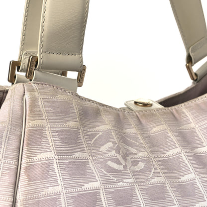 Chanel Nylon Travel Shoulder Bag Pink 13 of 15