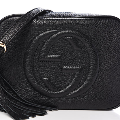 Gucci Pebbled Calfskin Small Soho Disco Bag Black 9 of 9