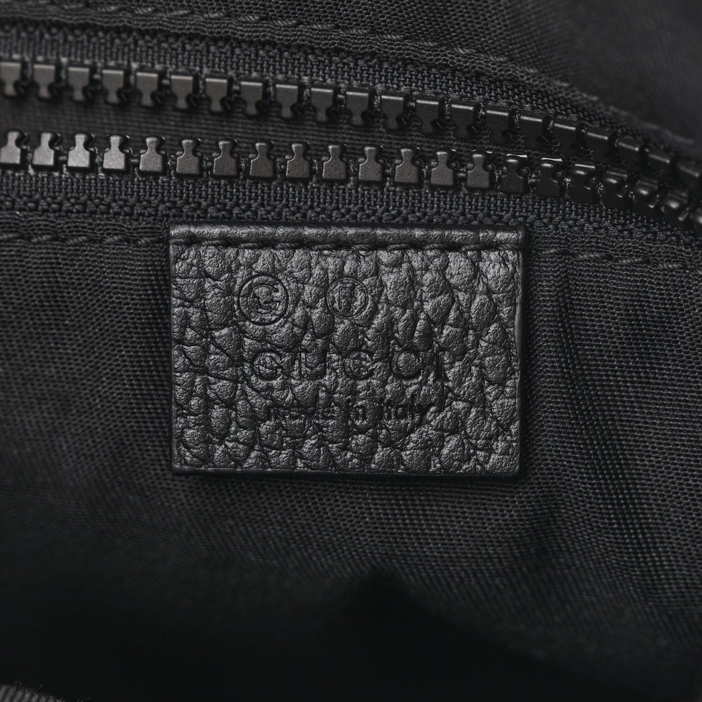Nylon Monogram Mini Flat Messenger Bag Black