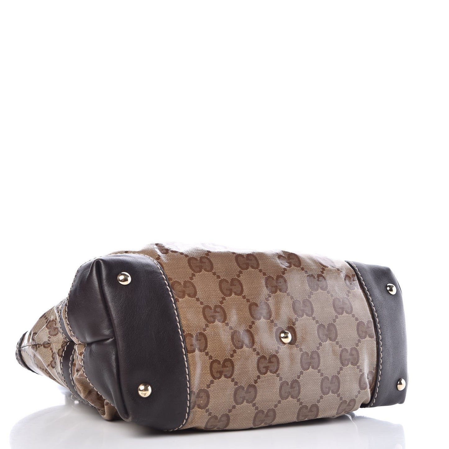 Crystal Monogram Medium Mix Tote Brown