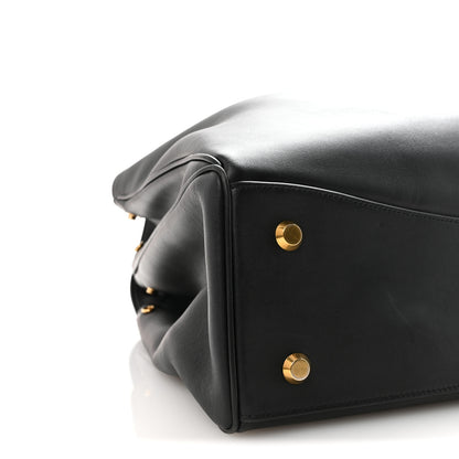 Balenciaga Smooth Calfskin Large Rodeo Top Handle Handbag Black 8 of 9