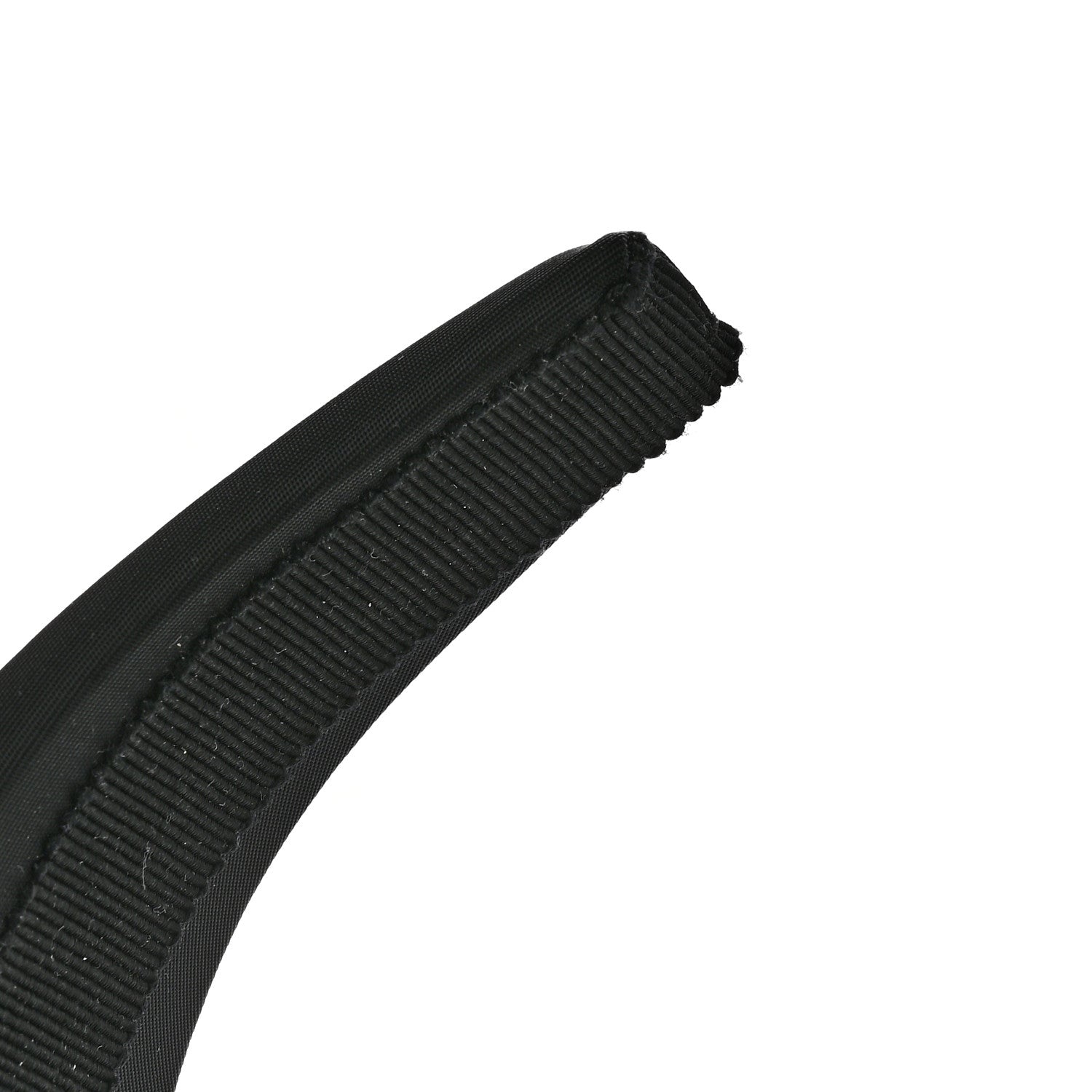 Prada Re-Nylon Metal Triangle Logo Headband Black 6 of 7