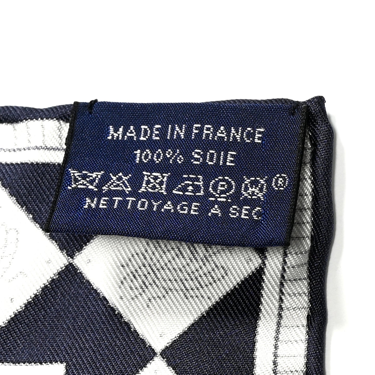 Silk Objets de Curiosite Scarf 90 Marine Rose Poudre