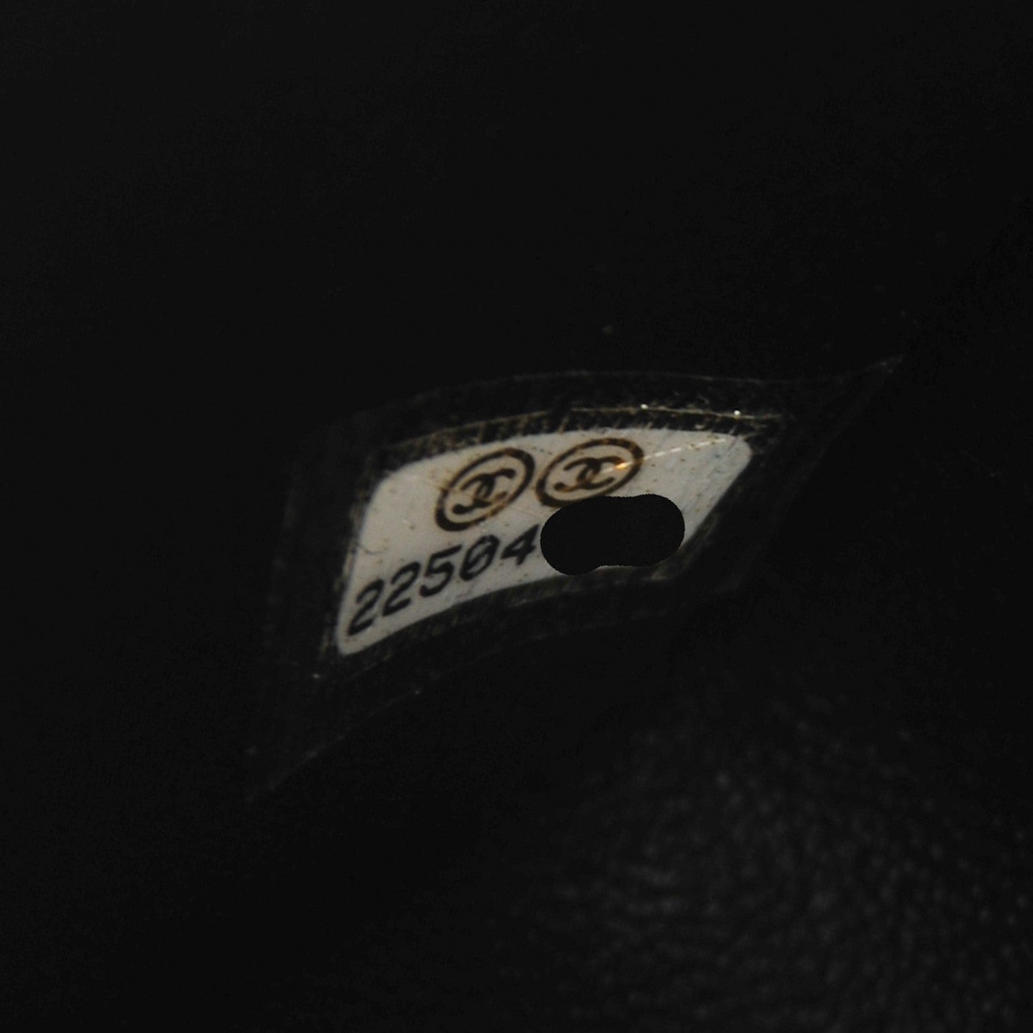 Chanel Lambskin Chevron Quilted Mini Square Flap Black 7 of 8