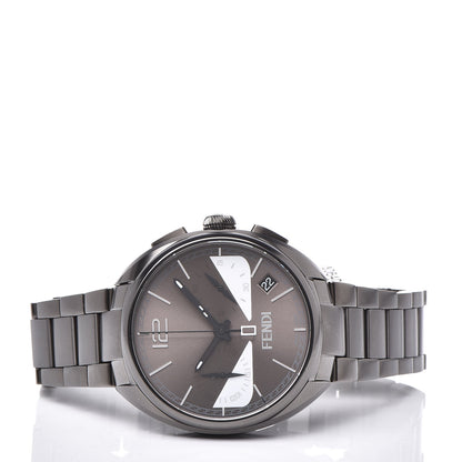 Fendi Stainless Steel 40mm Momento Bugs Quartz Watch Grey 3 of 7