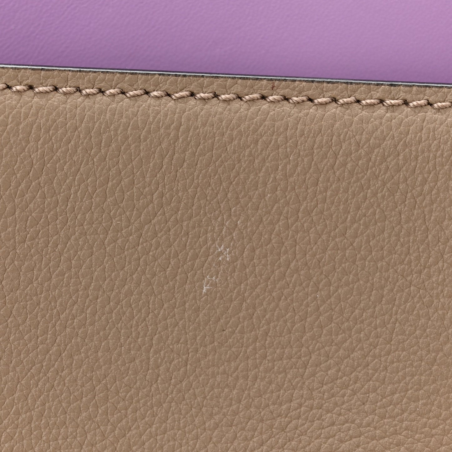 Grained Calfskin La Medusa Bag Taupe