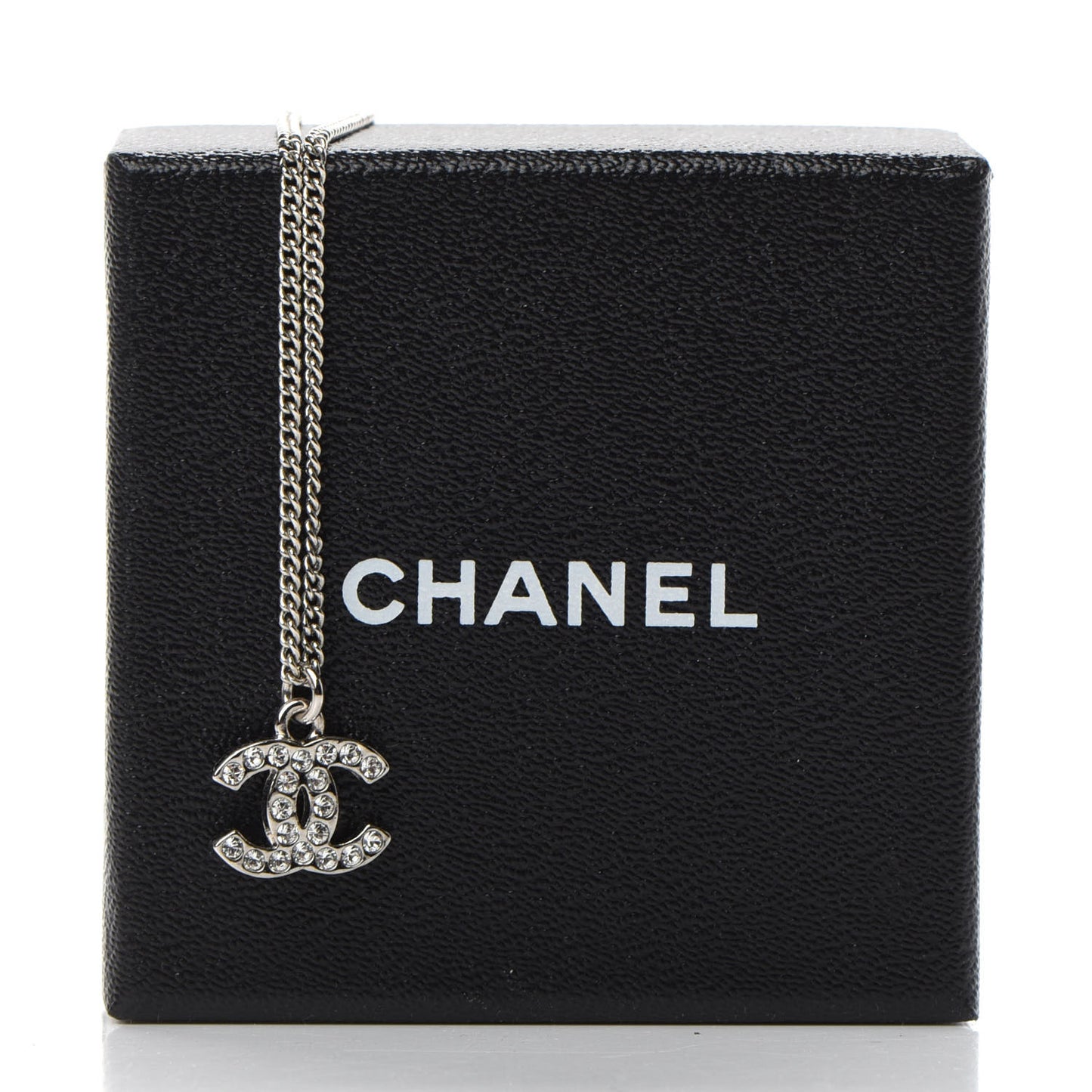 Crystal Timeless CC Necklace Silver