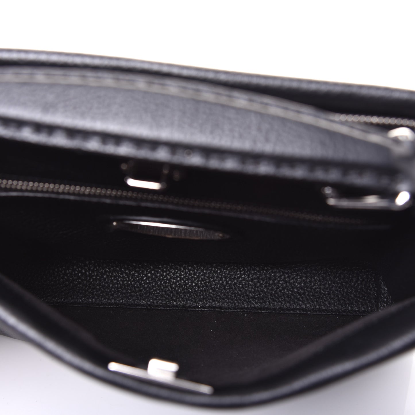 Cuoio Romano Selleria Mini Peekaboo Iconic Fit Satchel Black