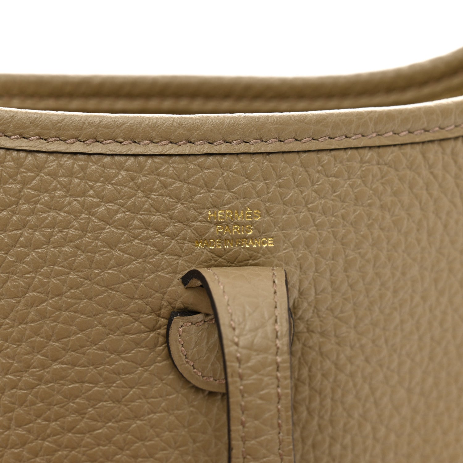 Hermes Taurillon Clemence Amazone Evelyne TPM Beige Marfa 7 of 10