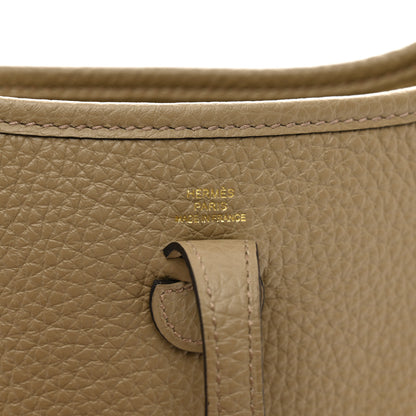 Hermes Taurillon Clemence Amazone Evelyne TPM Beige Marfa 7 of 10