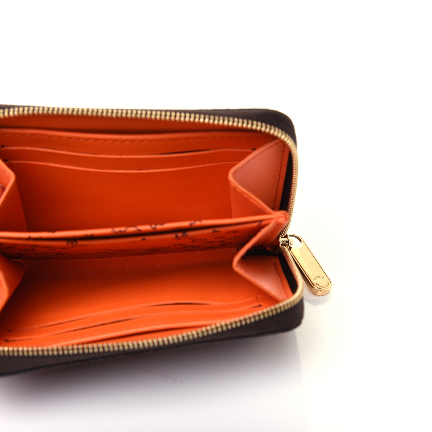 Catogram Zippy Coin Purse Marron