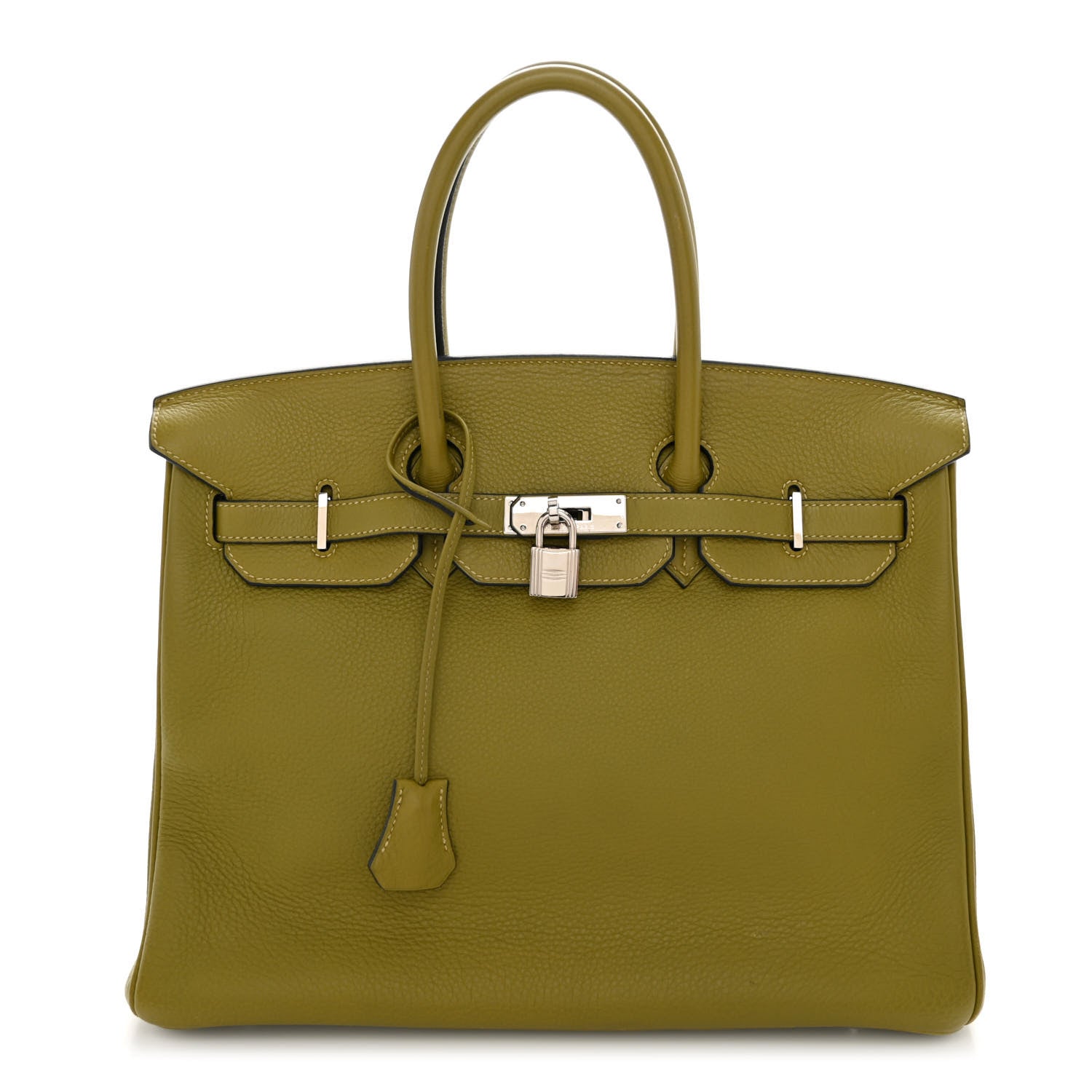 Hermes Togo Birkin 35 Chartreuse 1 of 12