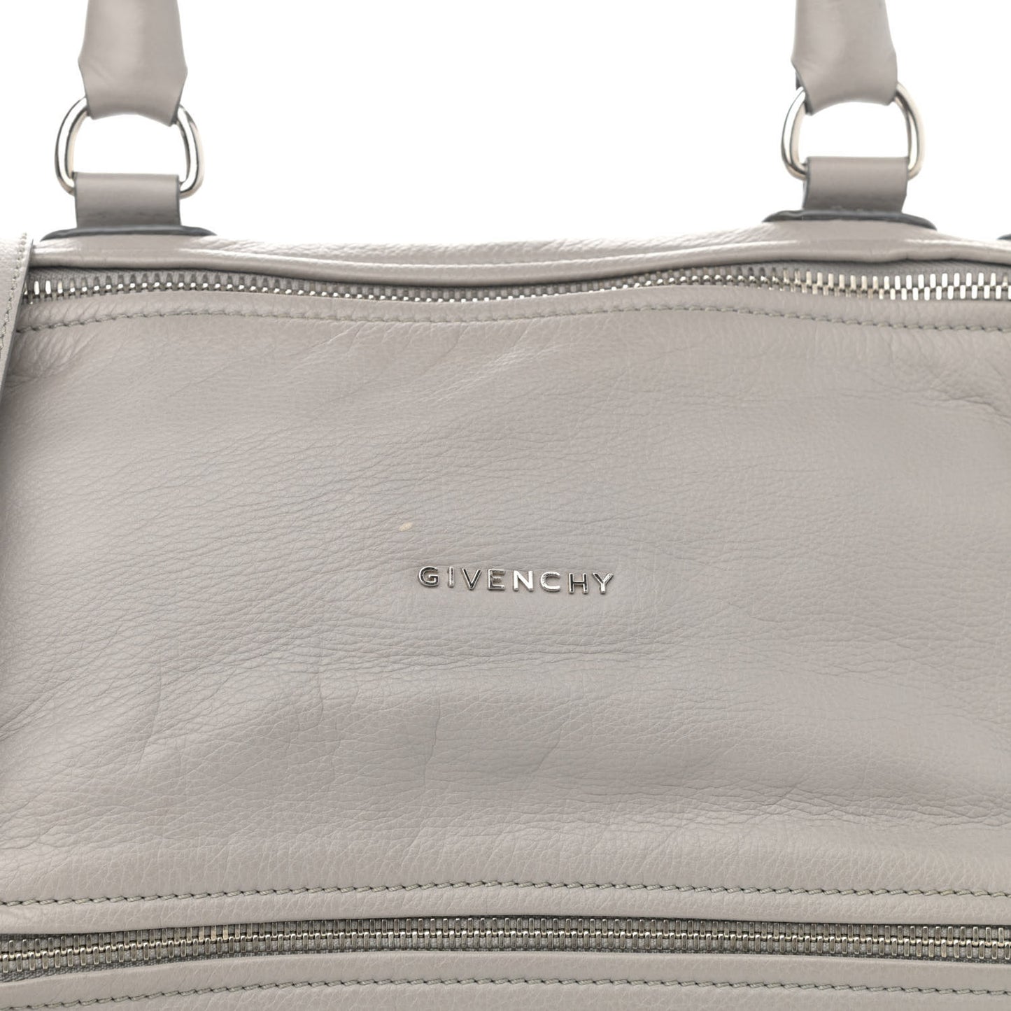 Calfskin Medium Bolt Stud Pandora Pearl Grey