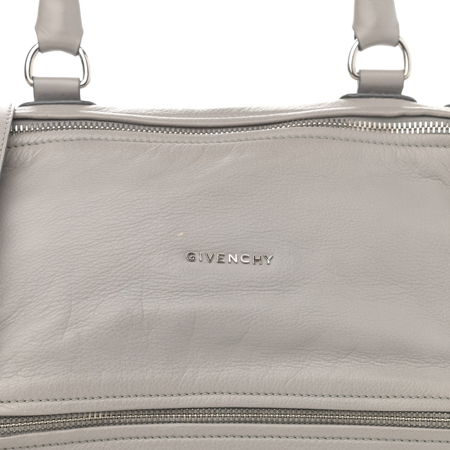 Givenchy Calfskin Medium Bolt Stud Pandora Pearl Grey 8 of 11