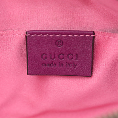 Gucci Velvet Matelasse GG Marmont Belt Bag 95 38 Violet Cyclamen 6 of 11