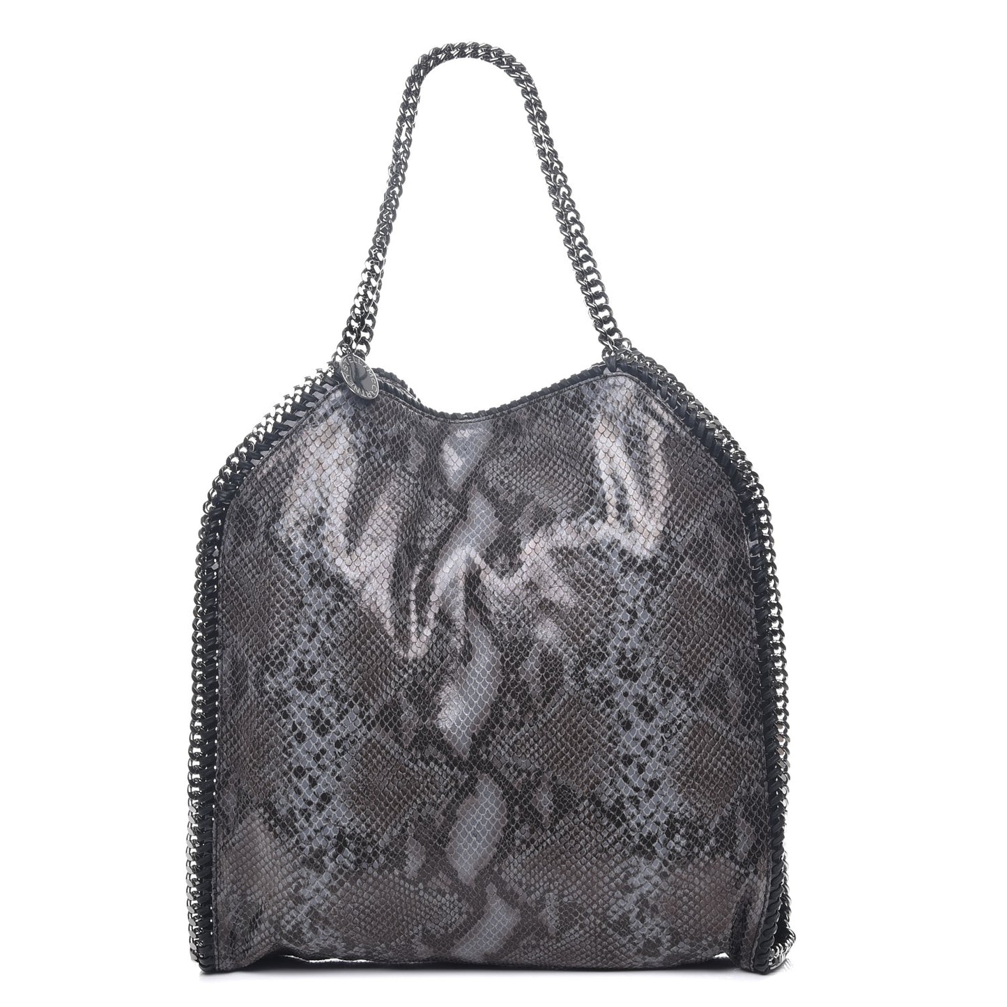 Eco Python Big Falabella Tote Dark Grey