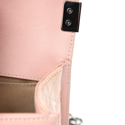 Chanel Patent Chevron Quilted Medium Boy Flap Light Pink 15 of 18