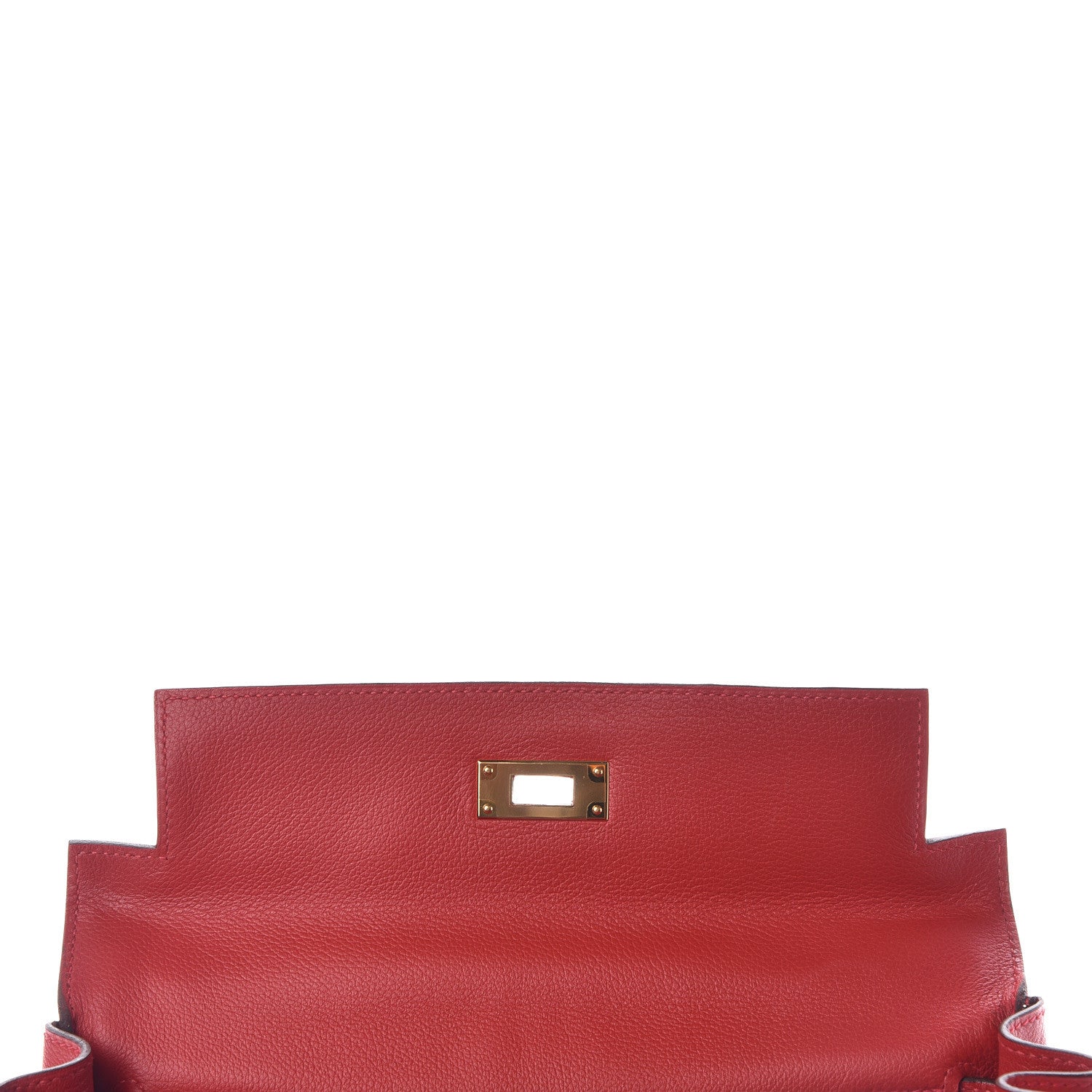 Hermes Evercolor Kelly Retourne 28 Rouge Casaque 10 of 39