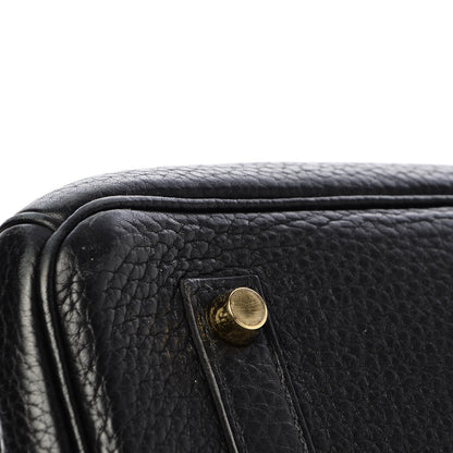 Hermes Taurillon Clemence Birkin 35 Black 35 of 36