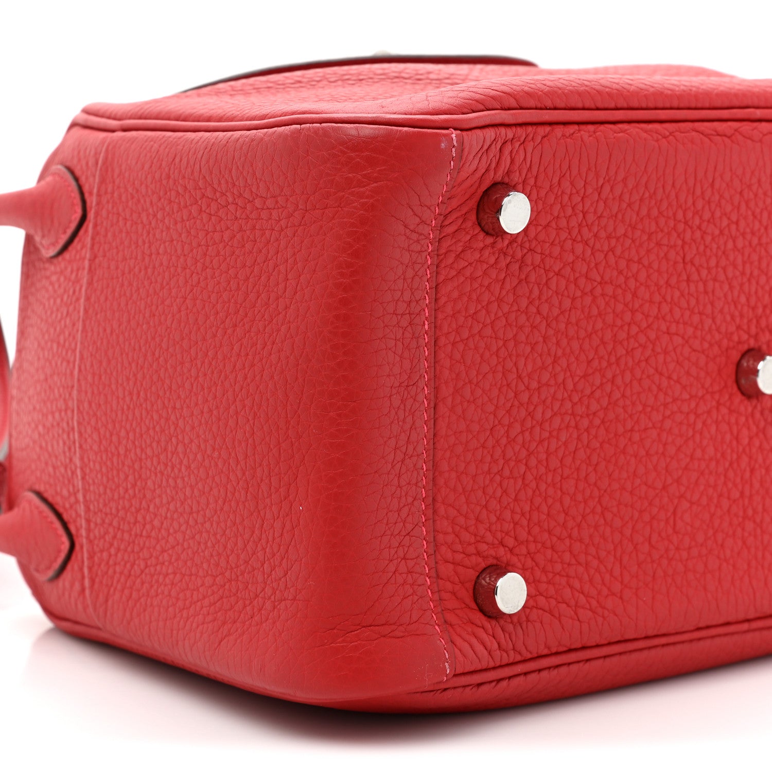 Hermes Taurillon Clemence Lindy 26 Rouge Casaque 8 of 11