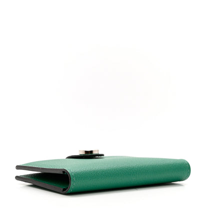 Hermes Evercolor R.M.S Card Holder Vert Vertigo Jaune De Naples 4 of 6