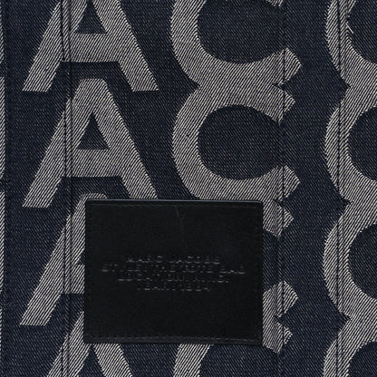Marc Jacobs Denim Jacquard Medium The Monogram Tote Bag Denim Blue 8 of 12