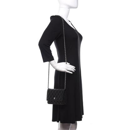 Chanel Caviar Quilted Wallet On Chain WOC Black 2 of 12