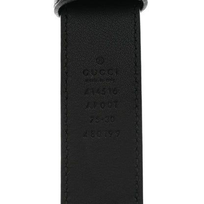 Gucci Moon Calfskin Double G 30mm Belt 75 30 Black 5 of 9