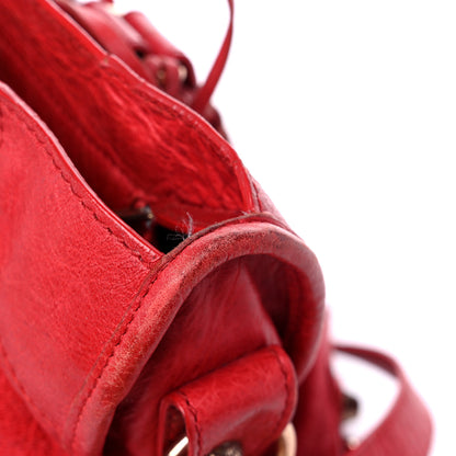 Balenciaga Agneau Giant 12 Rose Gold Hardware City Rouge Coquelicot 16 of 26