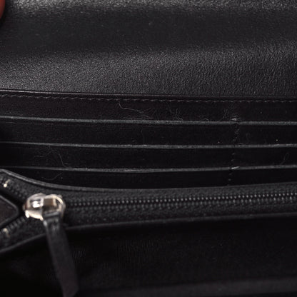 Chanel Caviar Timeless CC Large Gusset Flap Wallet Black 9 of 10