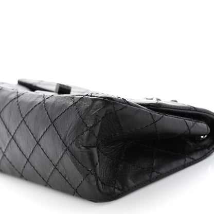 Chanel Aged Calfskin Quilted 2.55 Reissue Mini Flap So Black 10 of 10