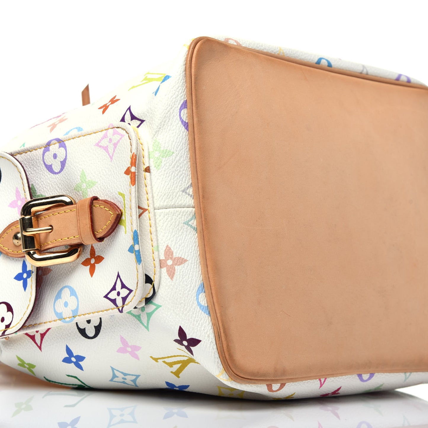 Monogram Multicolor Petit Noe White