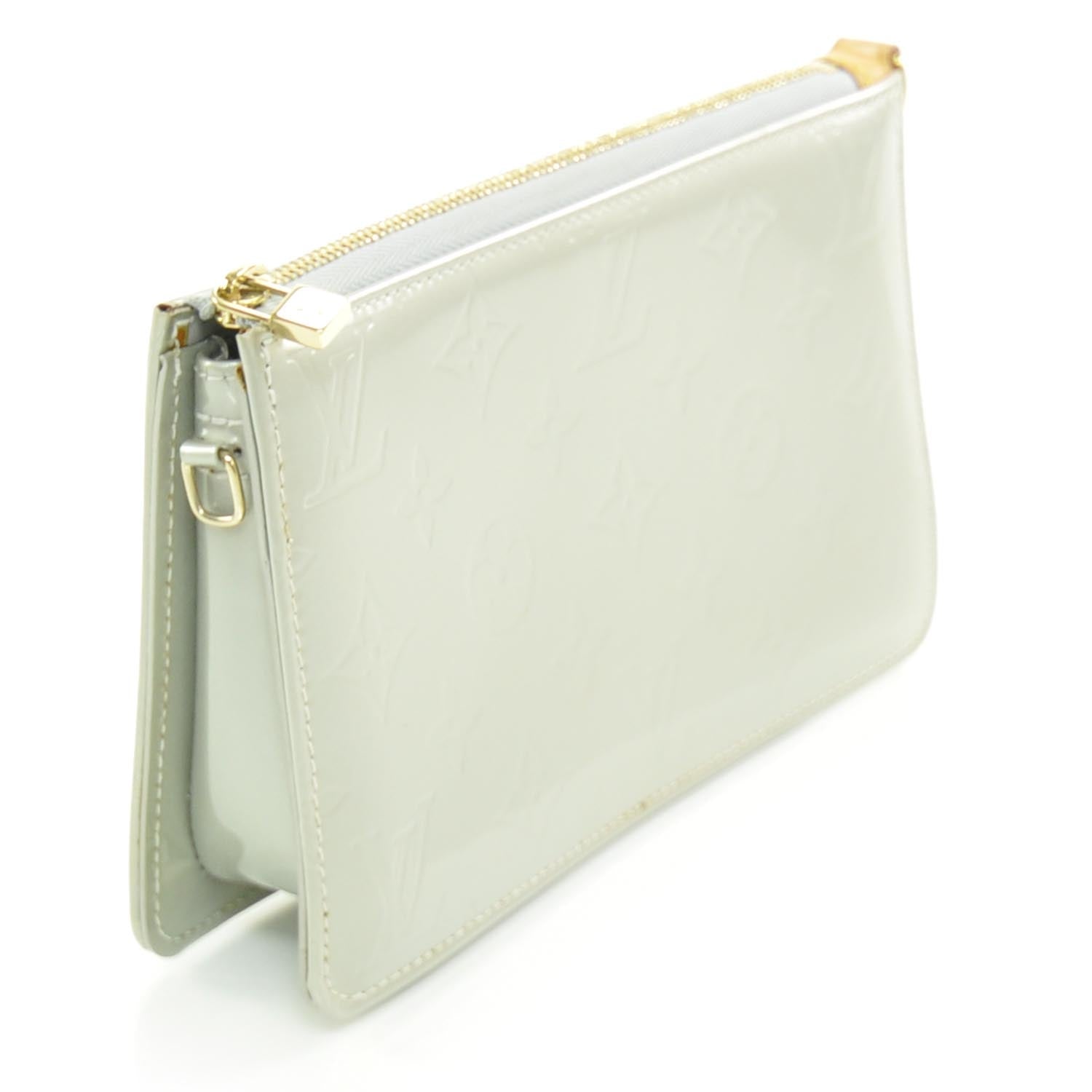 Louis Vuitton Vernis Lexington Pochette Silver 3 of 8