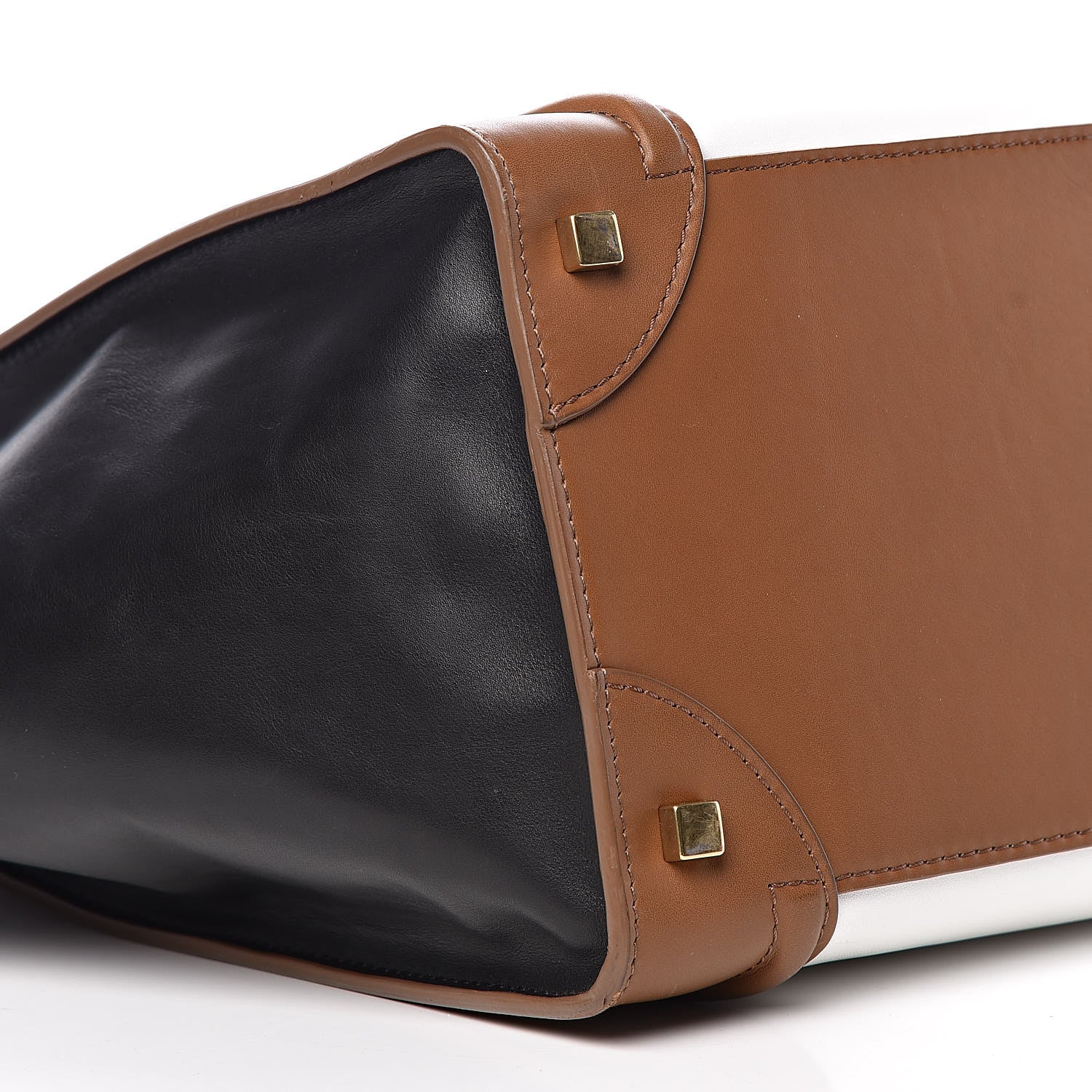 Celine Smooth Calfskin Mini Tri-Color Luggage Brown 12 of 16