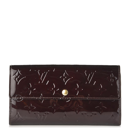 Louis Vuitton Vernis Sarah Wallet Amarante 1 of 7