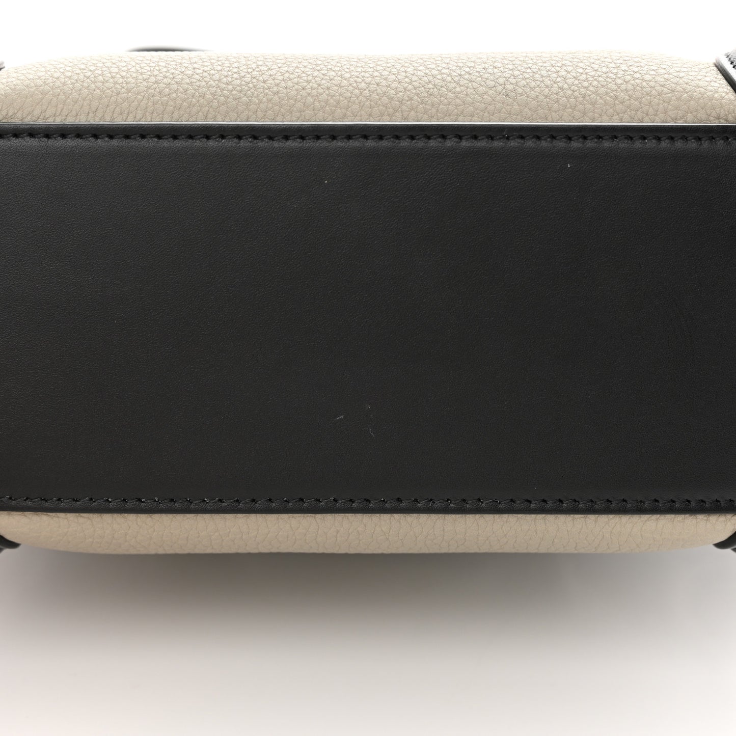 Baby Grained Calfskin Nubuck Nano Tri-Color Luggage Stone