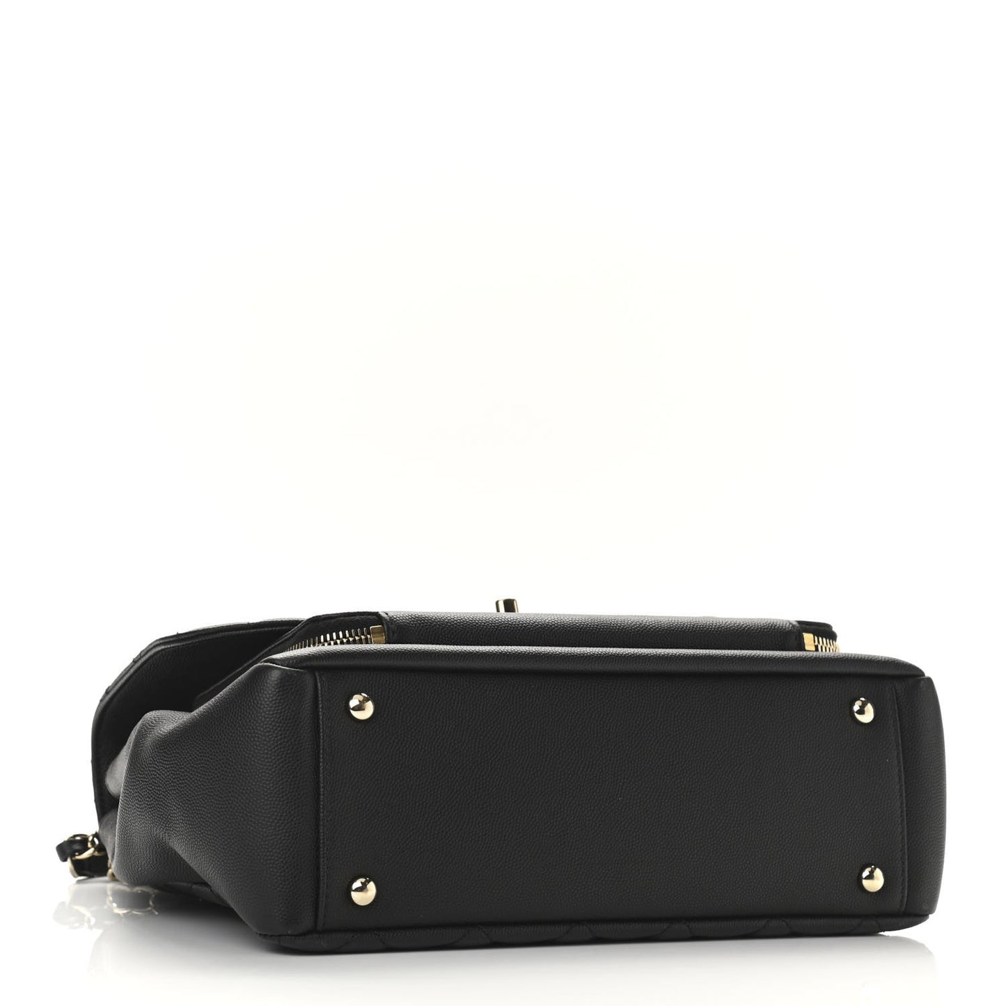 Caviar Quilted Large Business Affinity Flap Black