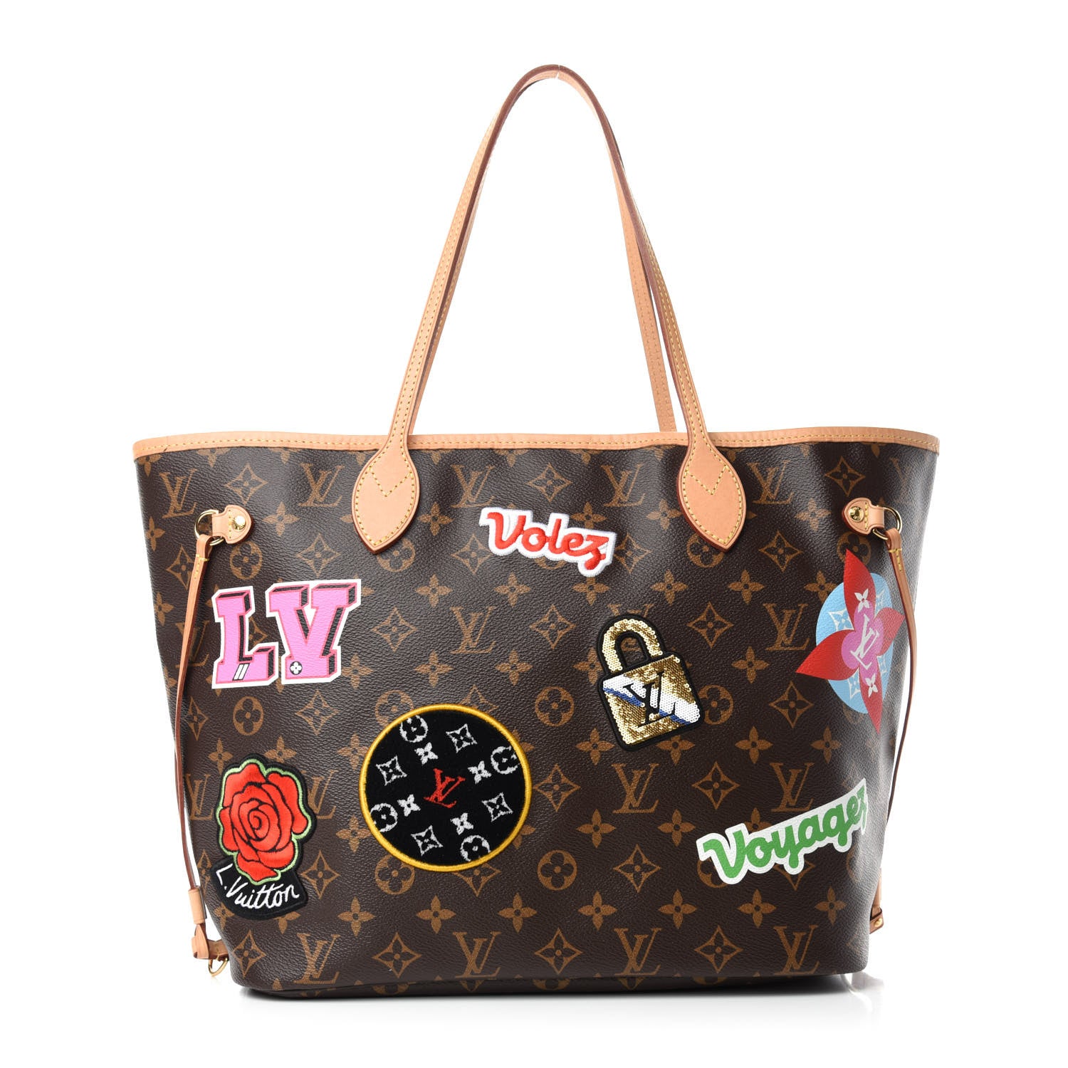 Louis Vuitton Monogram Travel Stickers Neverfull MM 1 of 10