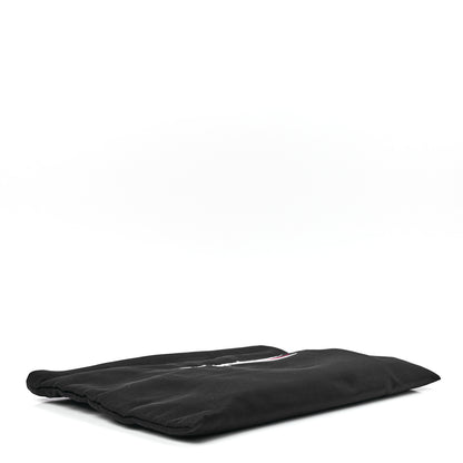Balenciaga Nylon Political Campaign Logo Embroidered Documents Case Black 4 of 11