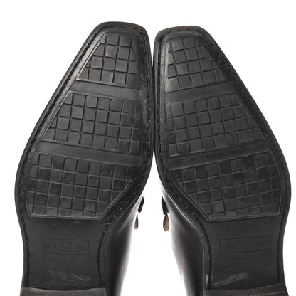Louis Vuitton Mens Calfskin Loafers 10.5 Black 15 of 19