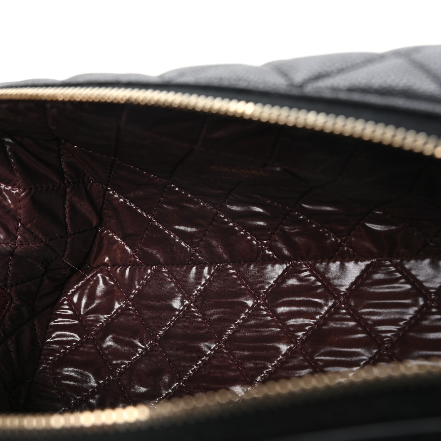 Chanel Caviar Quilted Toiletry Case With Chain Black 8 of 8
