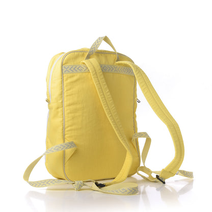 Gucci Nylon Twill Blind For Love Interlocking G Backpack Pastel Yellow Multicolor 2 of 9
