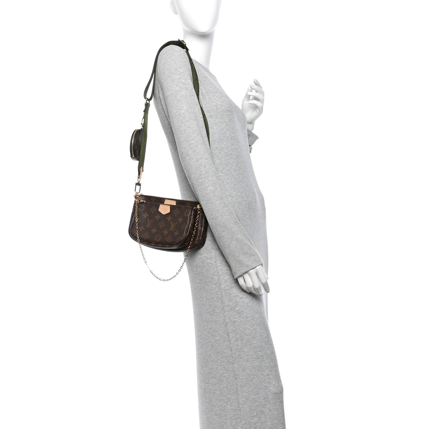 Monogram Multi Pochette Accessories Kaki