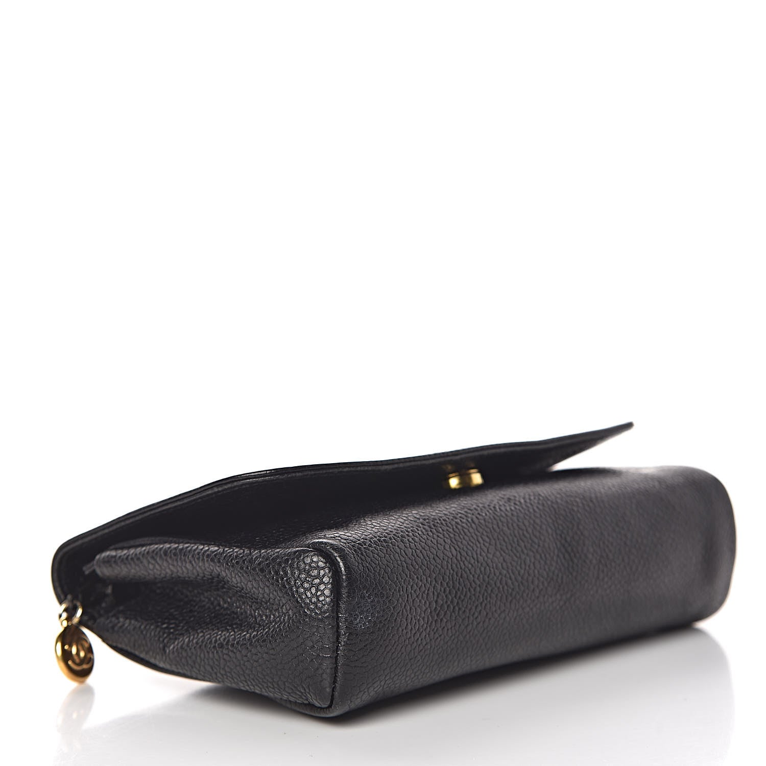 Chanel Caviar Timeless CC Flap Pouch Black 4 of 13