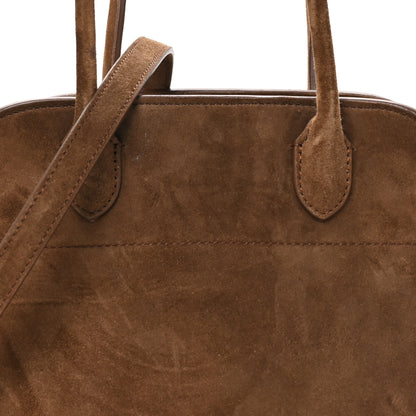 The Row Suede Soft Margaux 10 Bag Desert 6 of 8