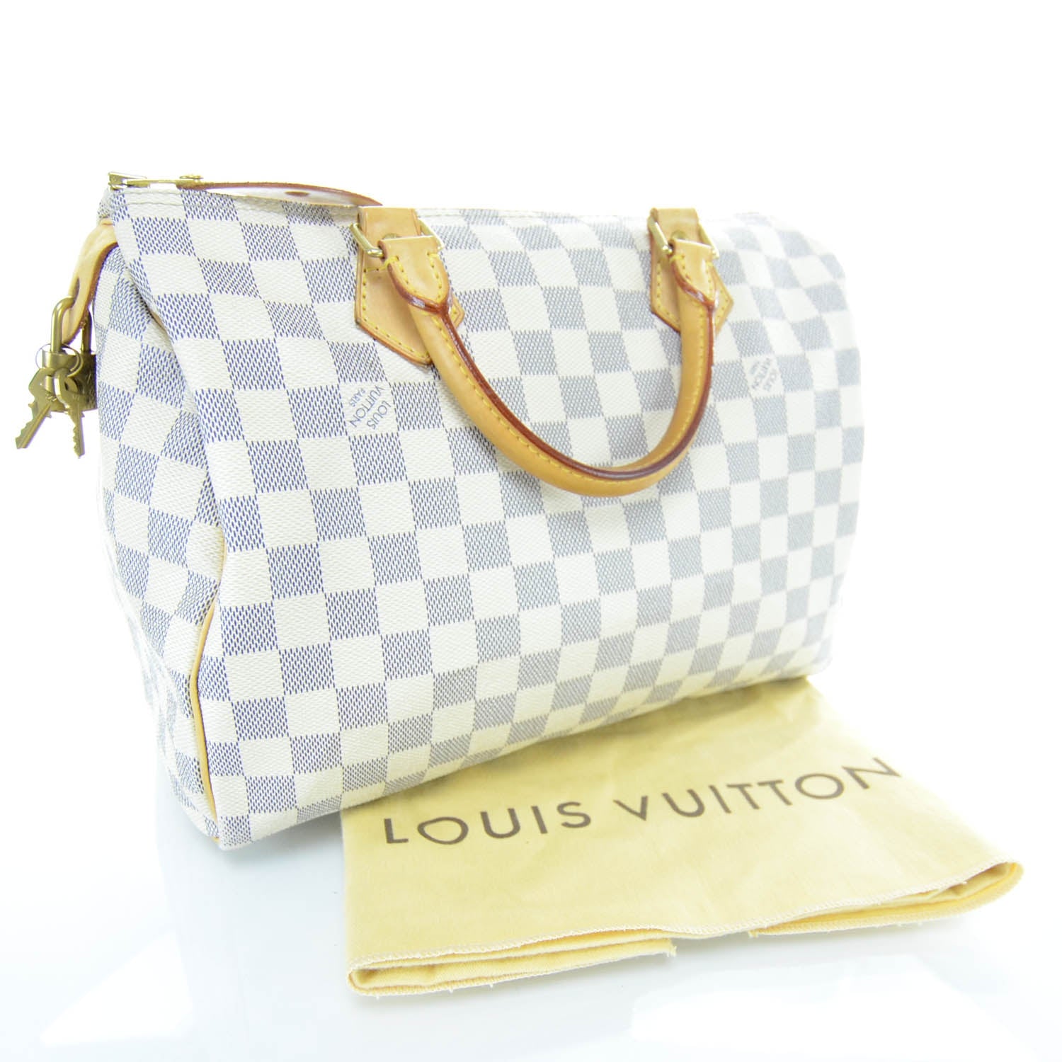 Louis Vuitton Damier Azur Speedy 30 3 of 9