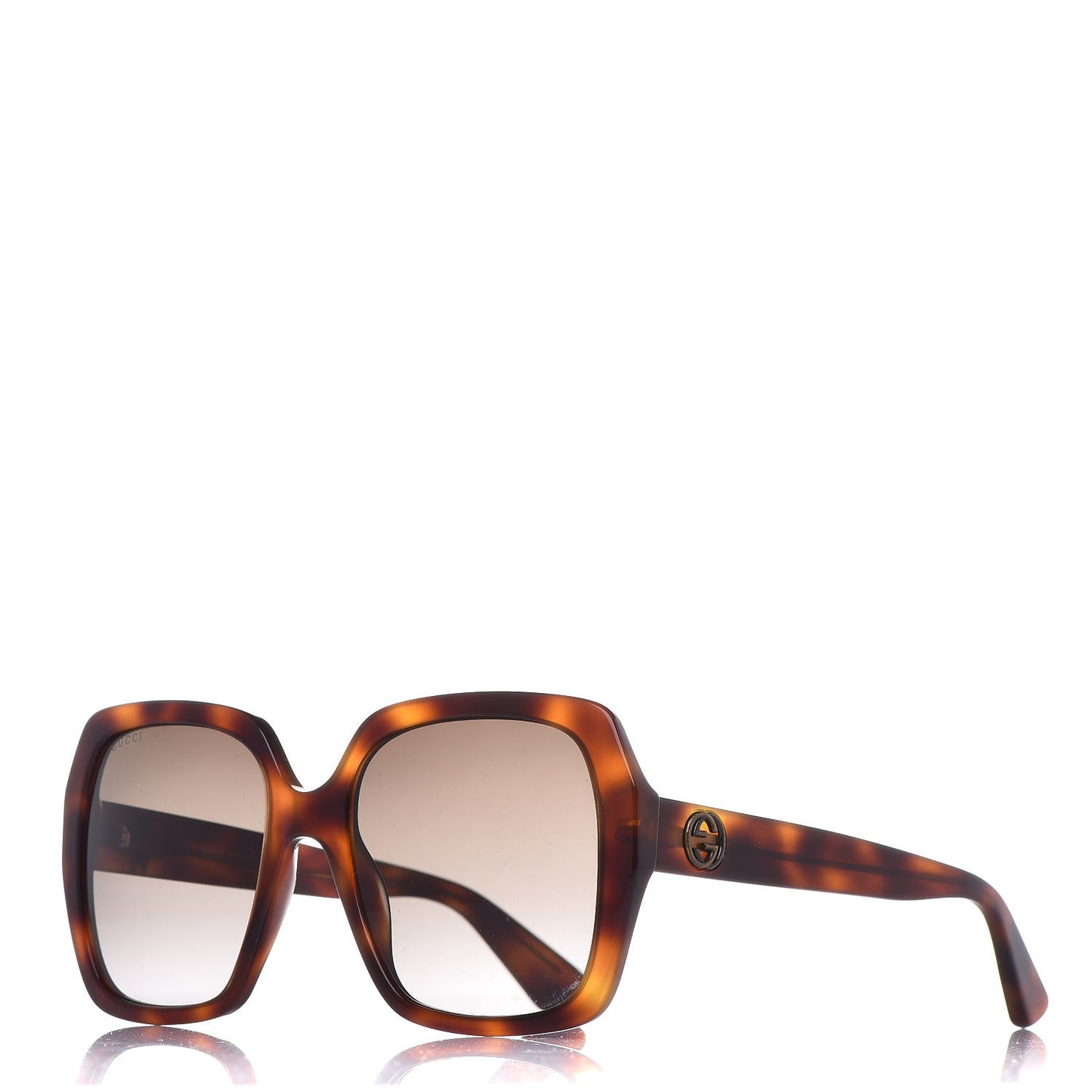 Acetate Square Frame GG0096S Sunglasses Tortoise