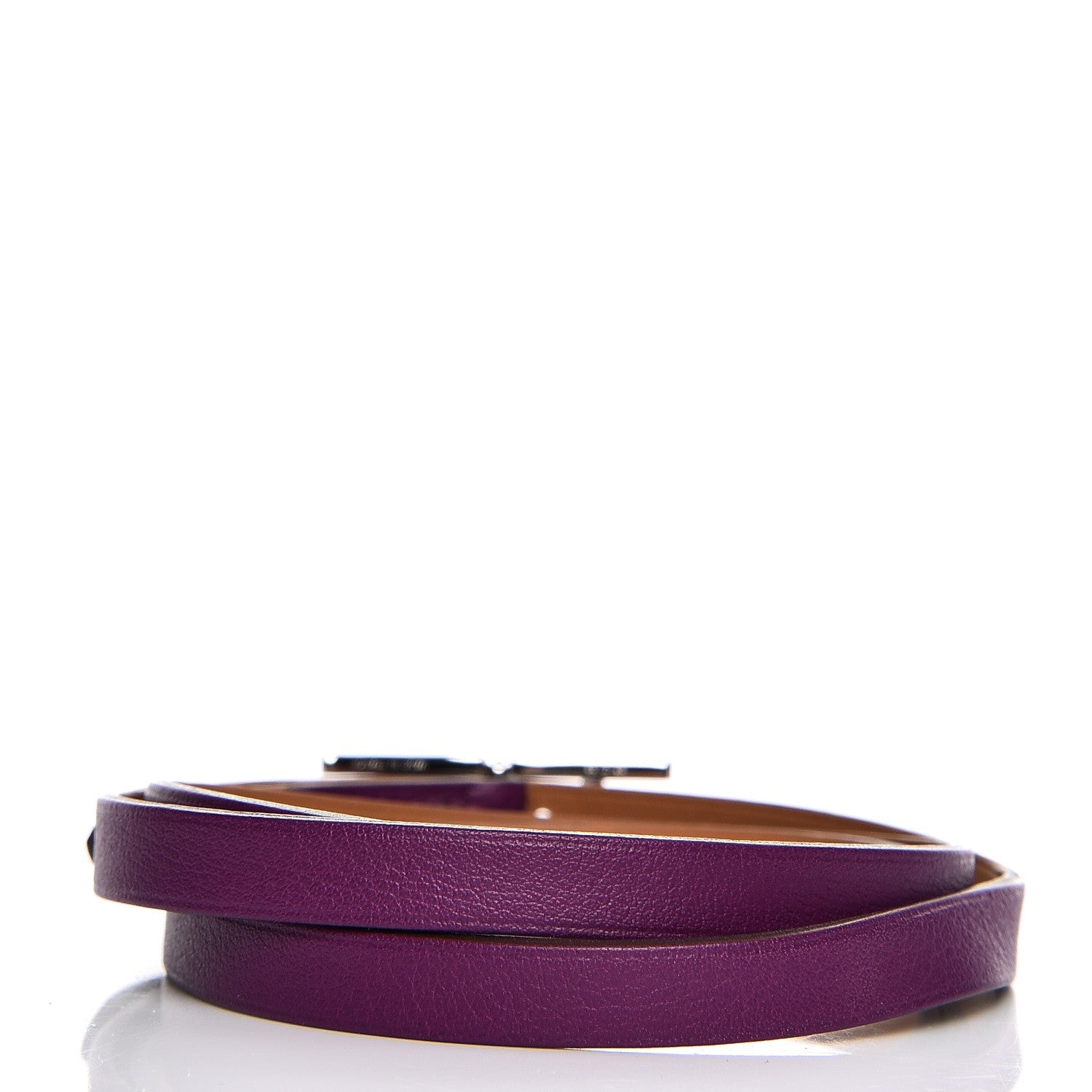 Hermes Swift Hapi 3 MM Triple Tour Wrap Bracelet S Anemone 3 of 7