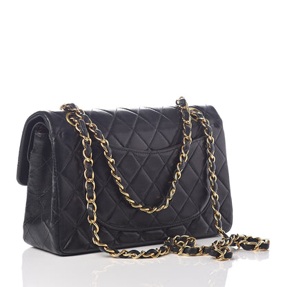 Chanel Lambskin Quilted Small Double Flap Black 3 of 9